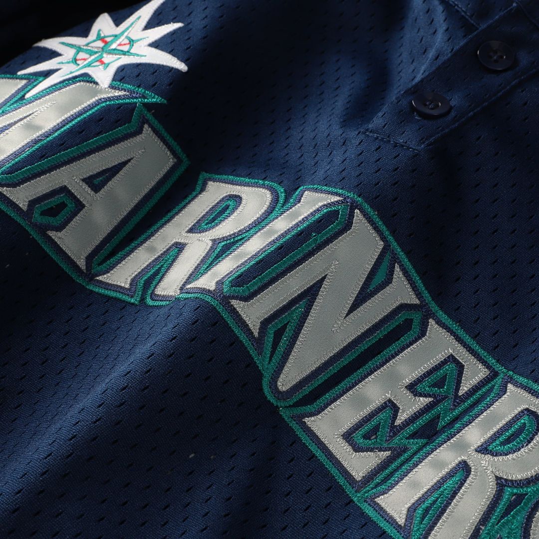 Ken Griffey Jr. Seattle Mariners Preschool Cooperstown Collection Mesh Batting Practice Jersey - Navy