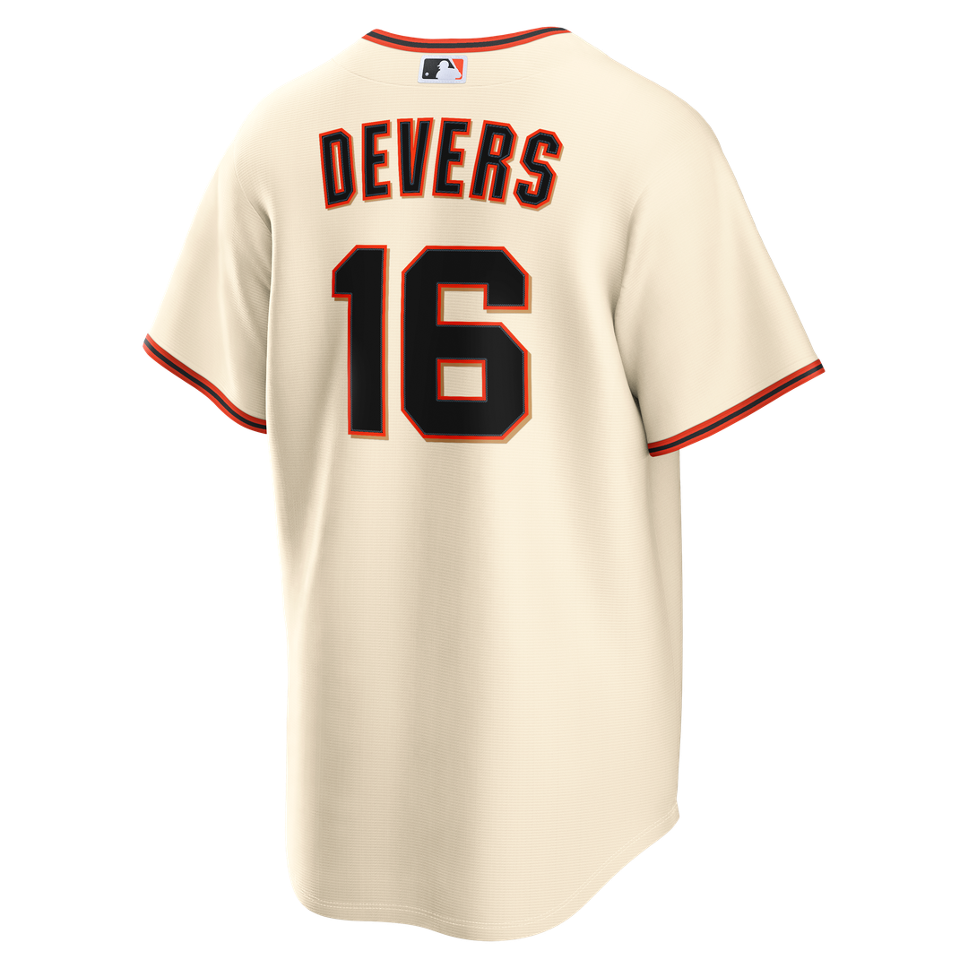 Rafael Devers San Francisco Giants Home Replica Jersey - Cream