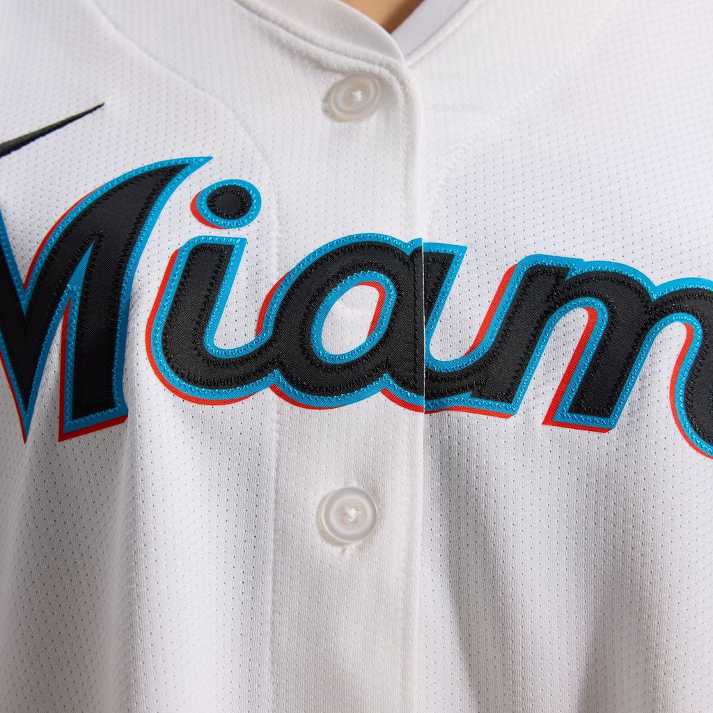 Sandy Alcantara Miami Marlins Women's Home Limited Player Jersey - White