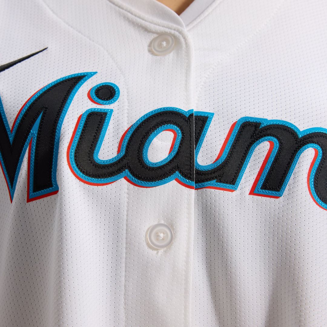 Sandy Alcantara Miami Marlins Women's Home Limited Player Jersey - White