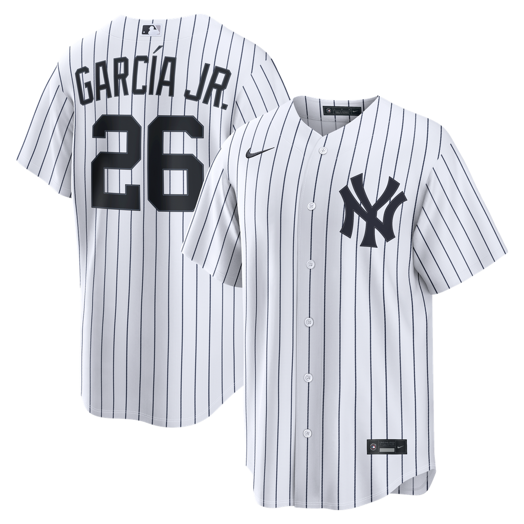 Luis García Jr. New York Yankees Home Replica Jersey - White