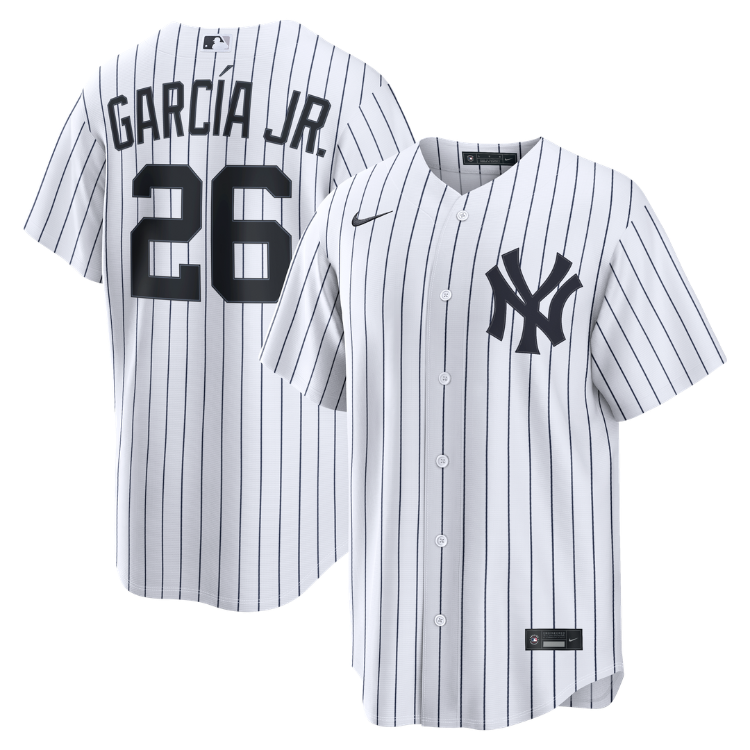 Luis García Jr. New York Yankees Home Replica Jersey - White