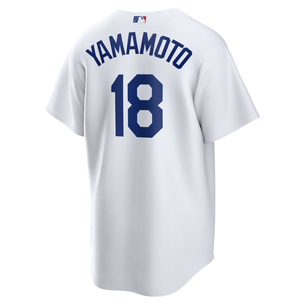 Yoshinobu Yamamoto Los Angeles Dodgers Home Replica Jersey - White