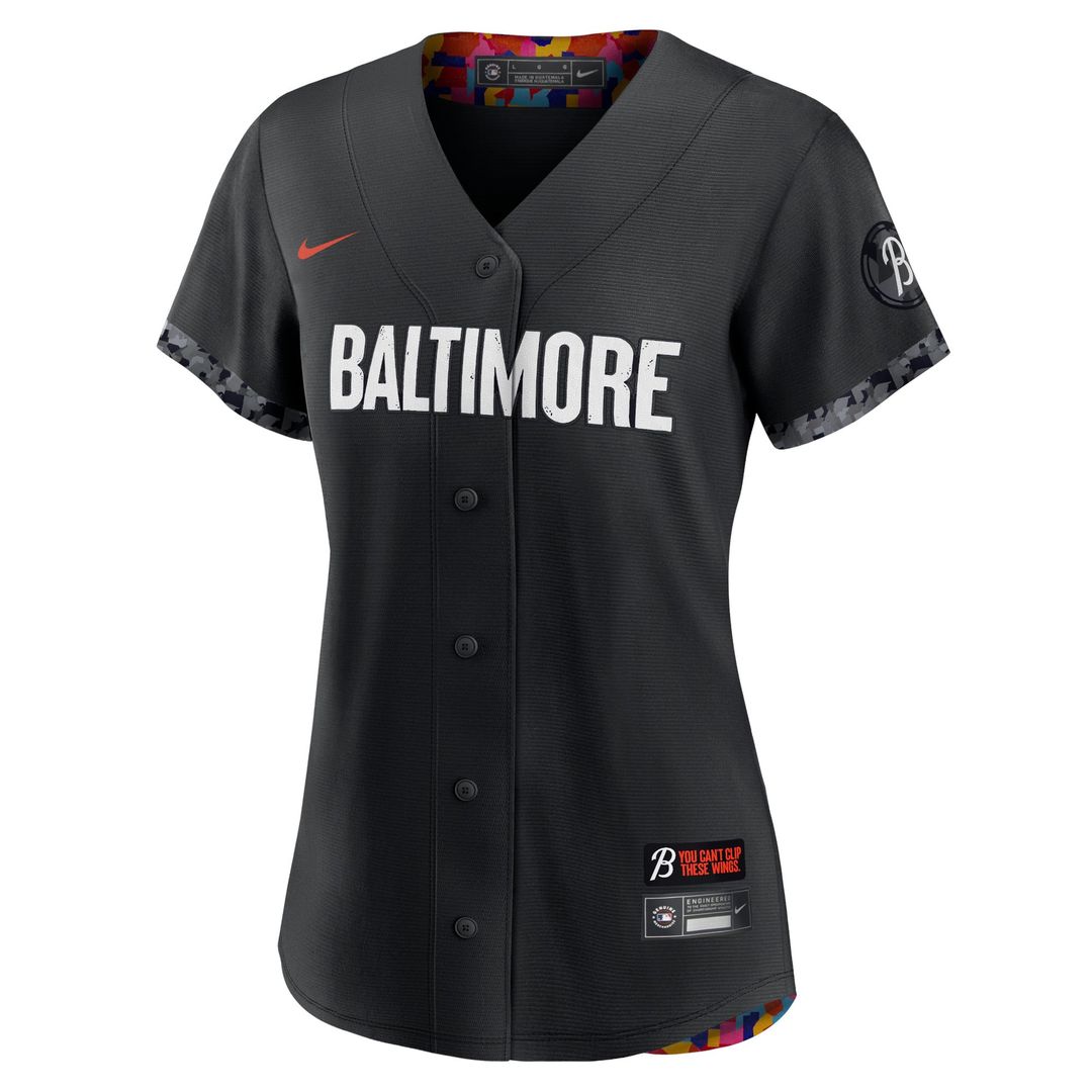 Cedric Mullins Baltimore Orioles Women's City Connect Replica Player Jersey - Black
