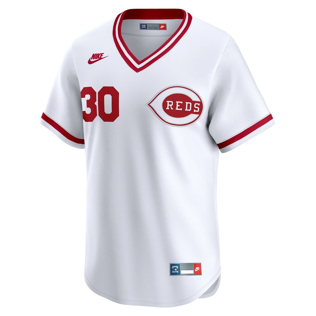 Ken Griffey Cincinnati Reds Throwback Cooperstown Collection Limited Jersey - White