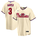 Bryce Harper Philadelphia Phillies Alternate Replica Jersey - Cream