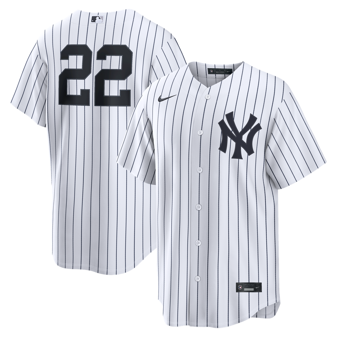 Ben Rice New York Yankees Home Replica Jersey - White