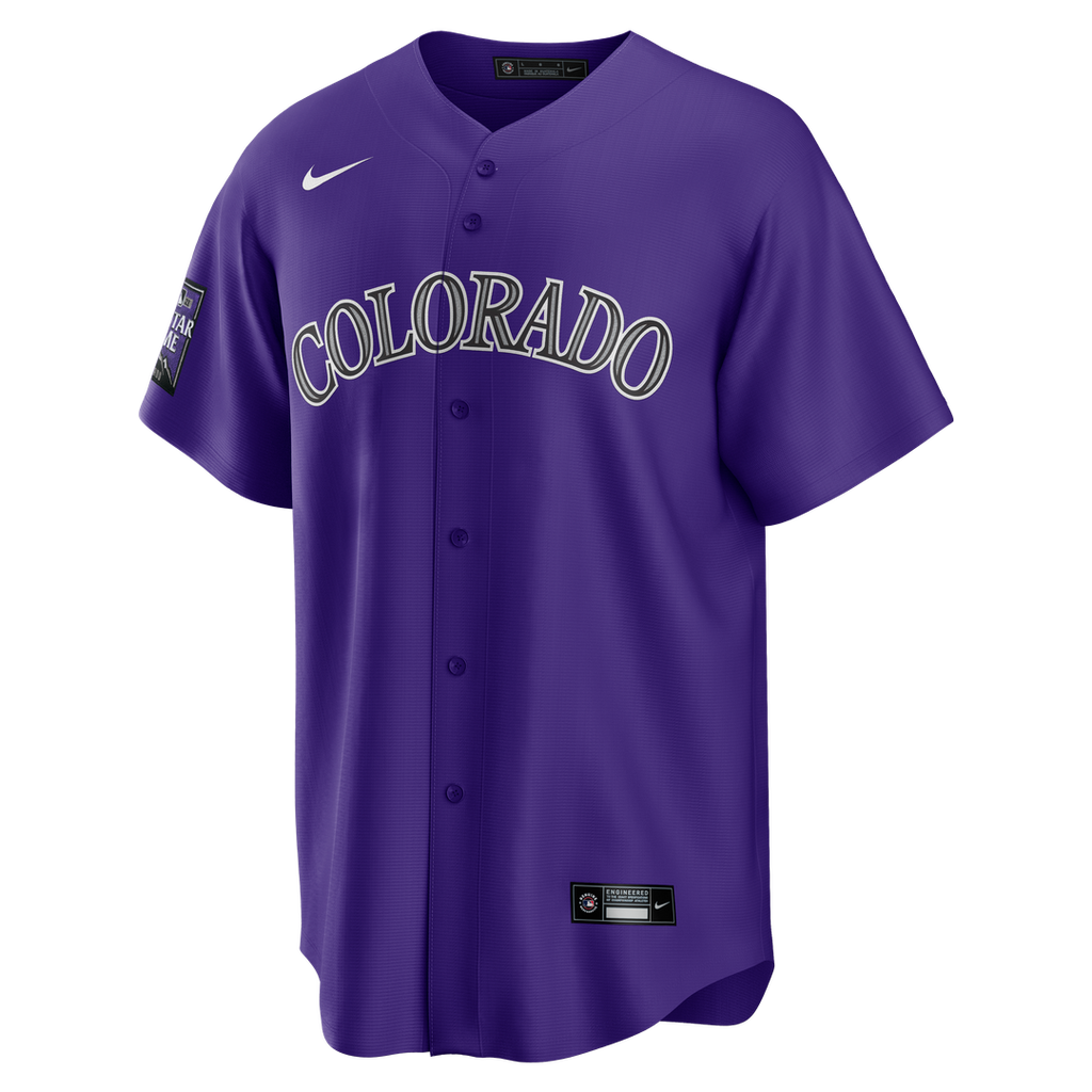 Colorado Rockies Alternate Replica Team Jersey - Purple