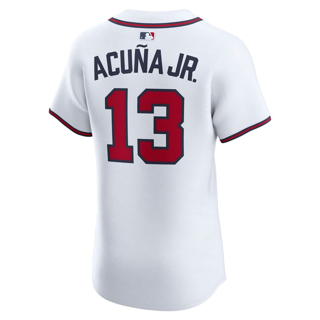 Ronald Acuña Jr. Atlanta Braves Home Elite Player Jersey - White