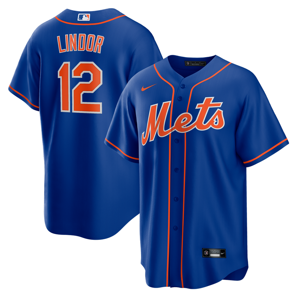 Francisco Lindor New York Mets Alternate Replica Player Jersey - Royal