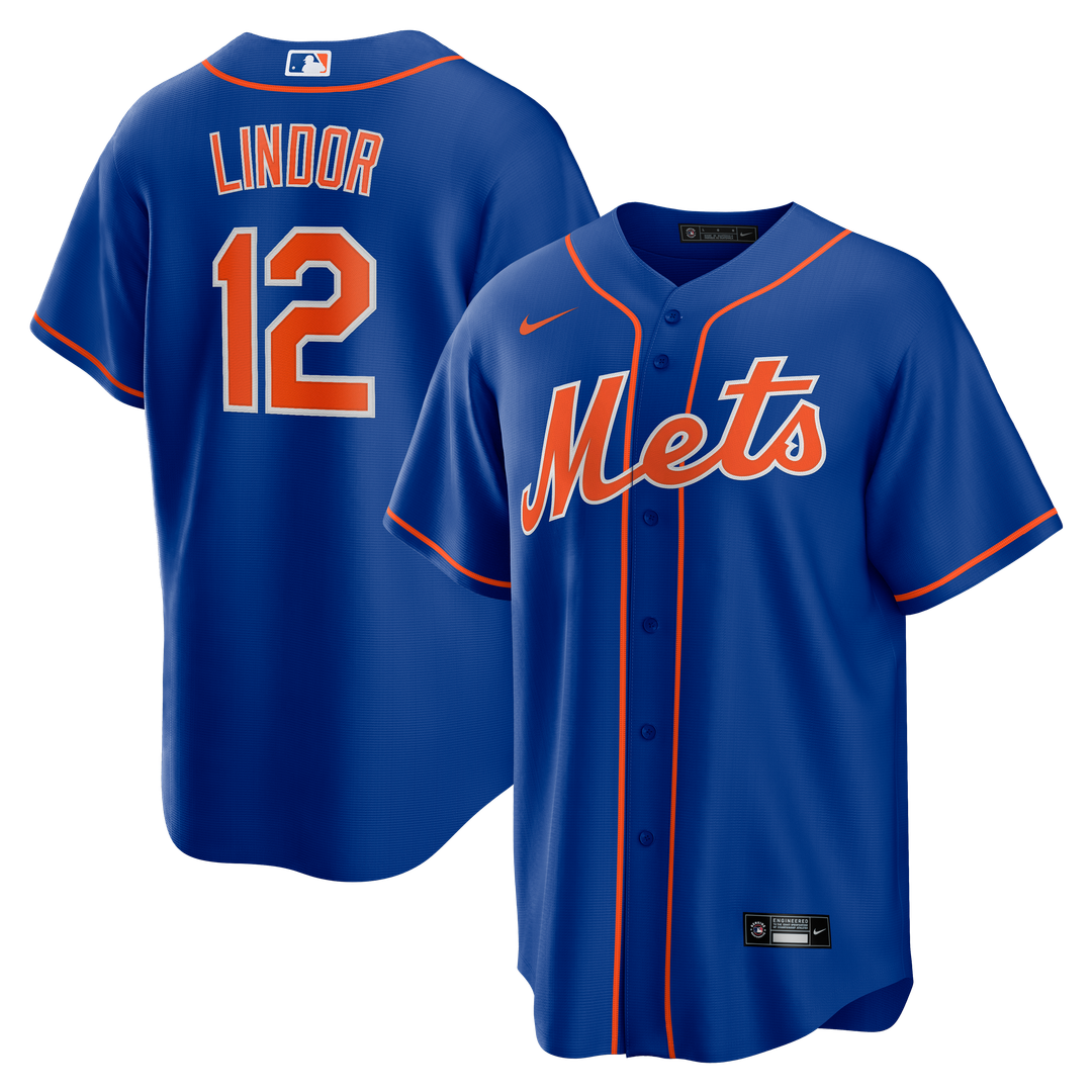 Francisco Lindor New York Mets Alternate Replica Player Jersey - Royal