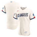 Los Angeles Dodgers City Connect Authentic Sponsor Patch Jersey - Cream