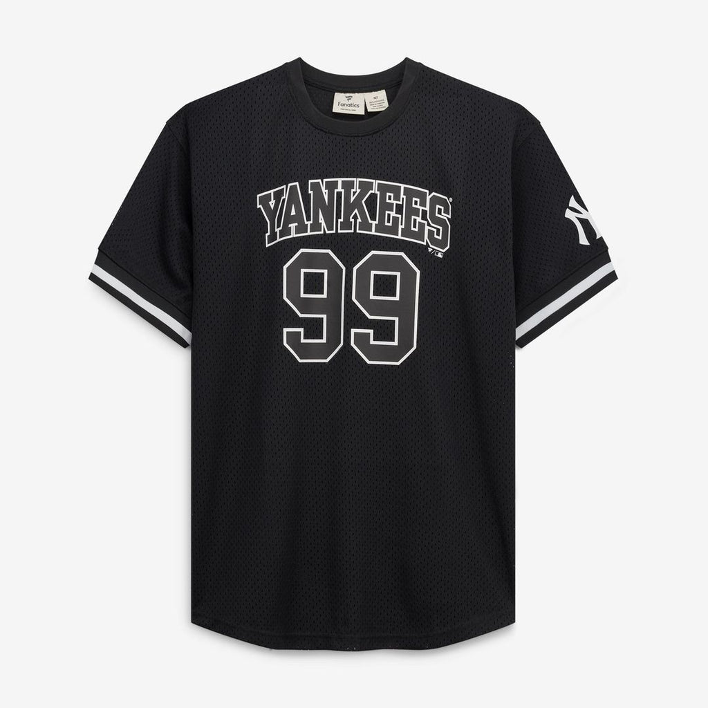Aaron Judge New York Yankees Fanatics Big & Tall Heavyweight Mesh Jersey - Black/White