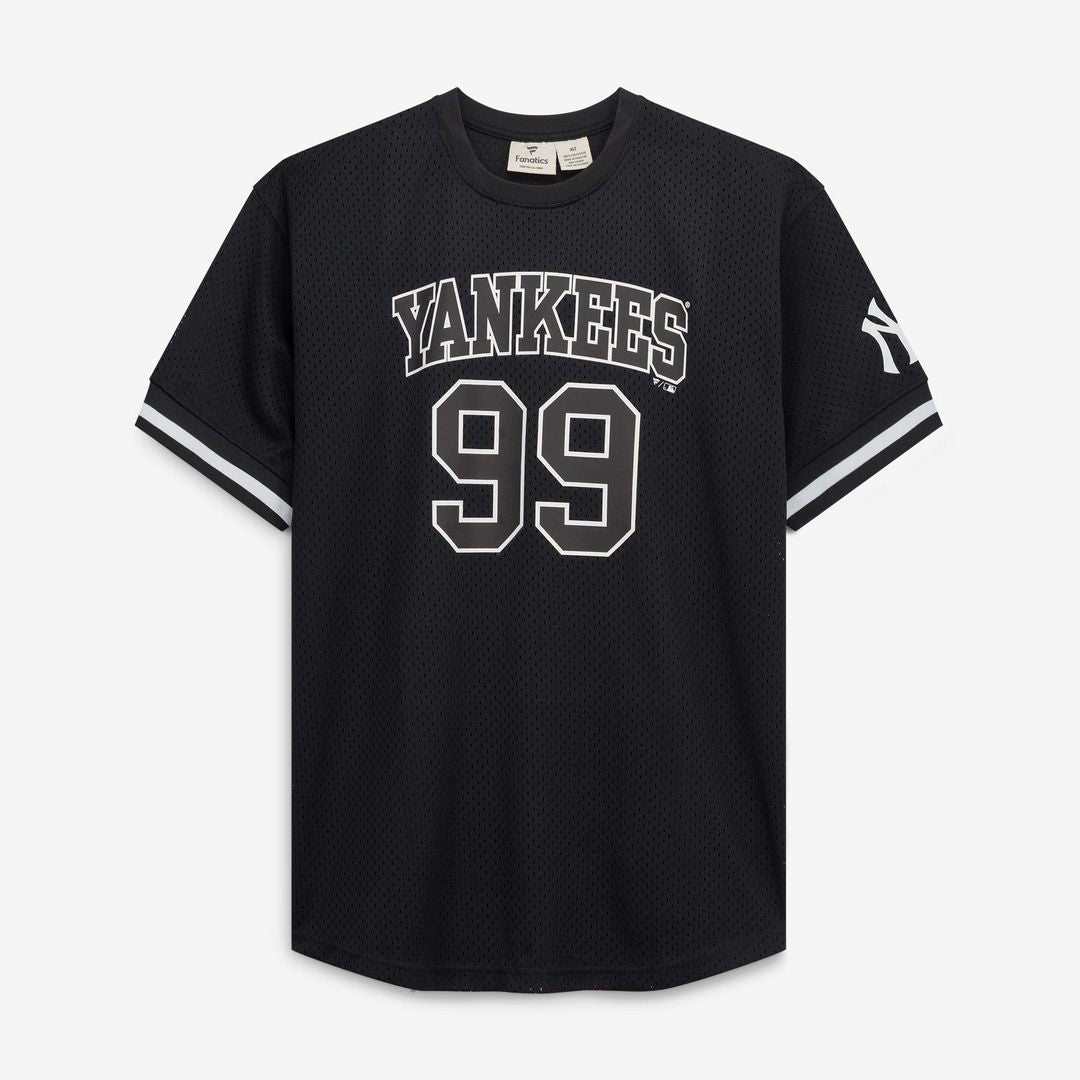 Aaron Judge New York Yankees Fanatics Big & Tall Heavyweight Mesh Jersey - Black/White