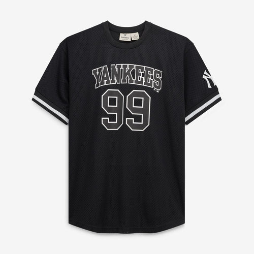 Aaron Judge New York Yankees Fanatics Big & Tall Heavyweight Mesh Jersey - Black/White