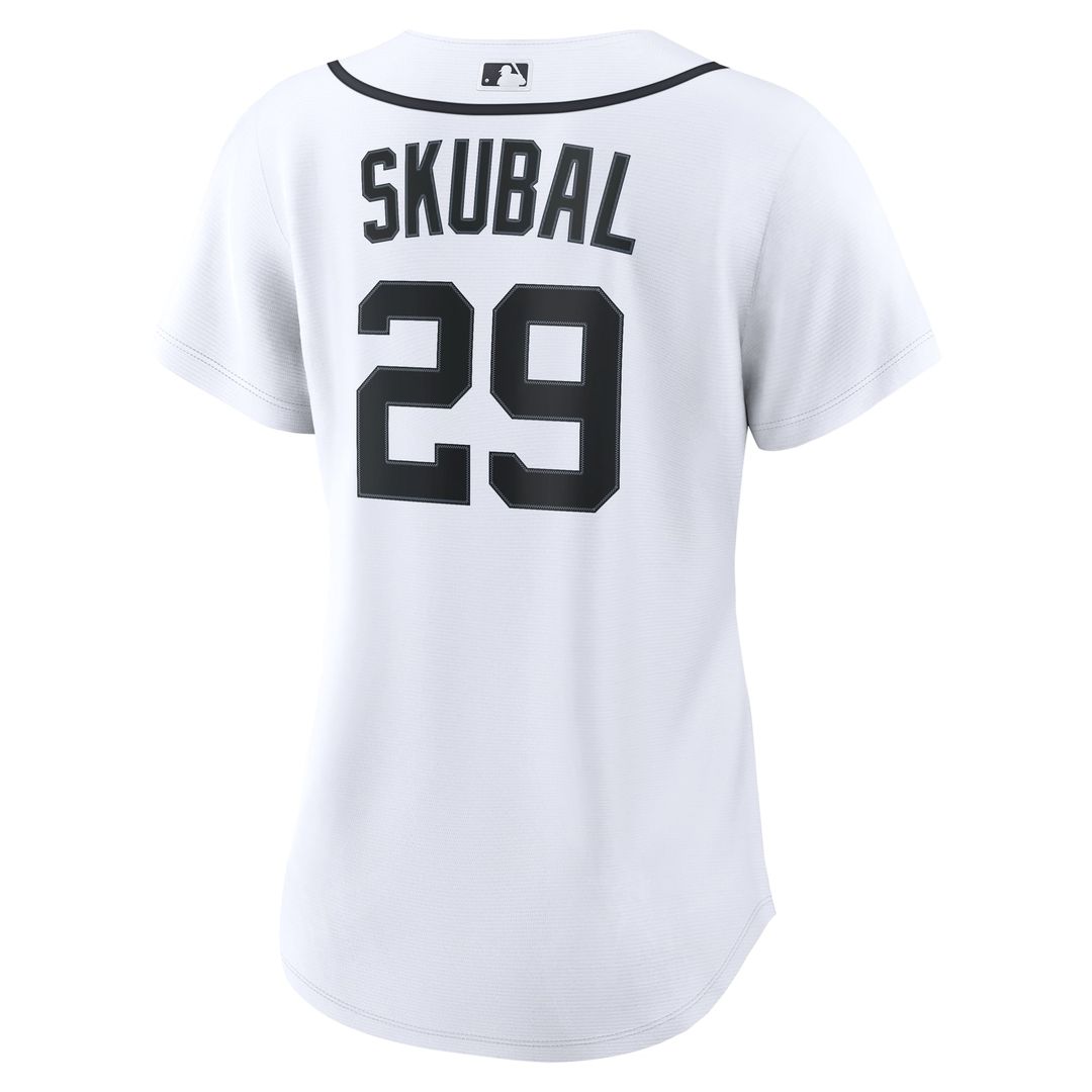 Tarik Skubal Detroit Tigers Women's Home Replica Jersey - White