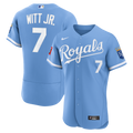 Bobby Witt Jr. Kansas City Royals Alternate Authentic Sponsor Patch Jersey - Light Blue