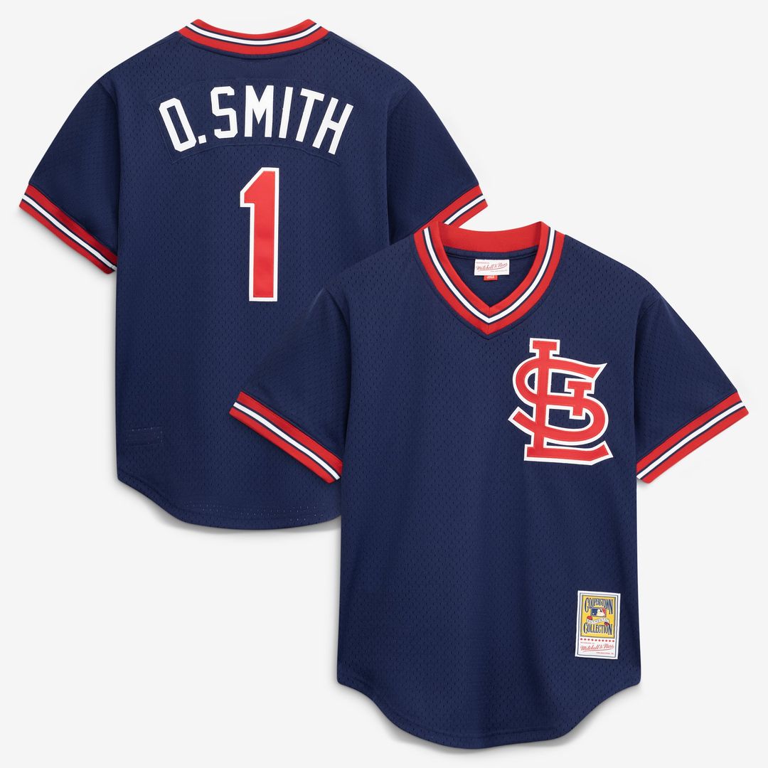 Ozzie Smith St. Louis Cardinals Authentic Batting Practice Jersey - Scarlet