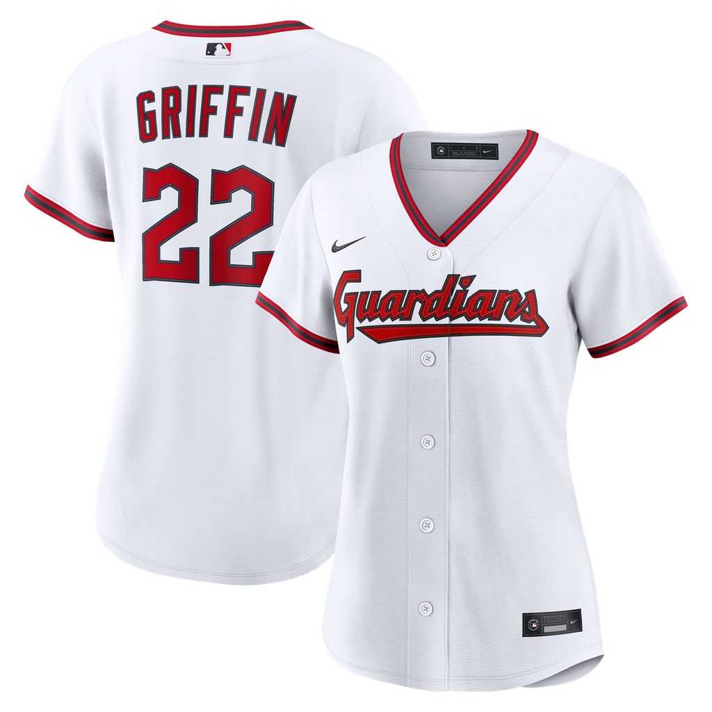 Foster Griffin Cleveland Guardians Women's Home Replica Jersey - White