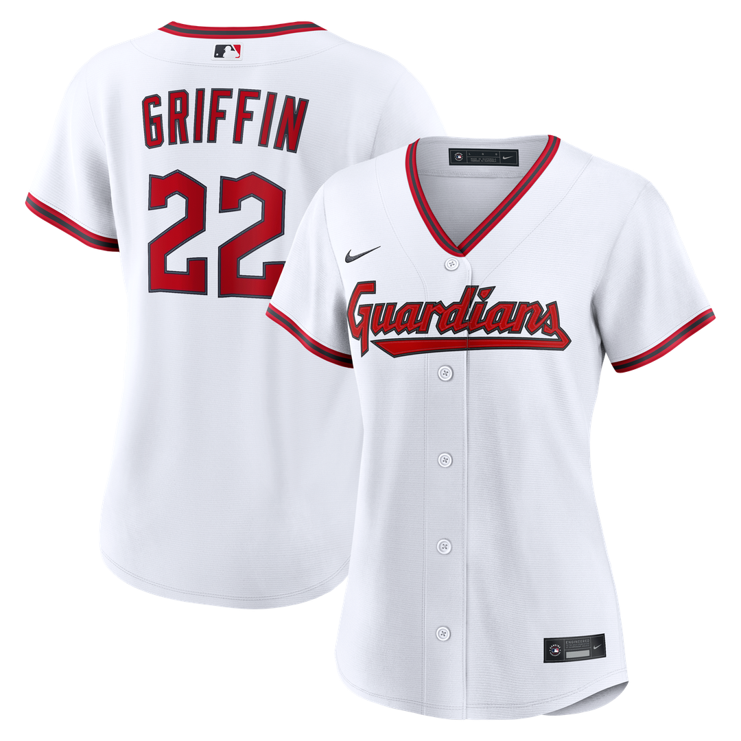 Foster Griffin Cleveland Guardians Women's Home Replica Jersey - White