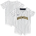 Milwaukee Brewers Newborn & Infant Alternate Replica Romper Jersey - White
