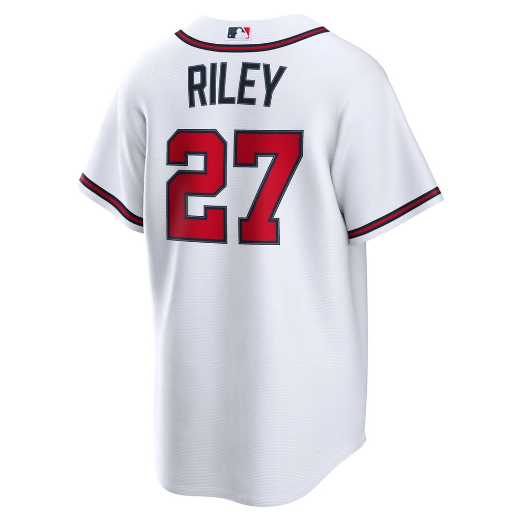 Austin Riley Atlanta Braves Home Replica Jersey - White