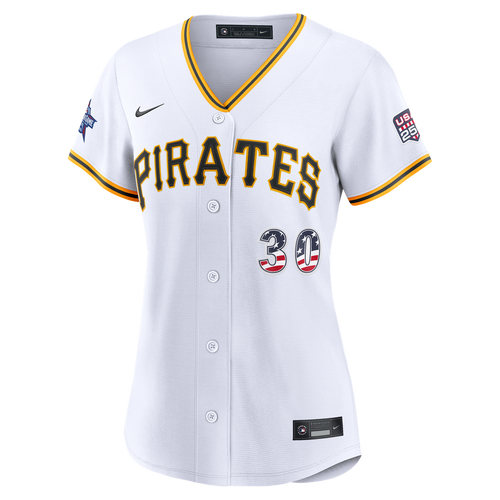 2026 All - Star Edition Stars & Stripes Women's Pittsburgh Pirates Paul Skenes White Stadium Jersey