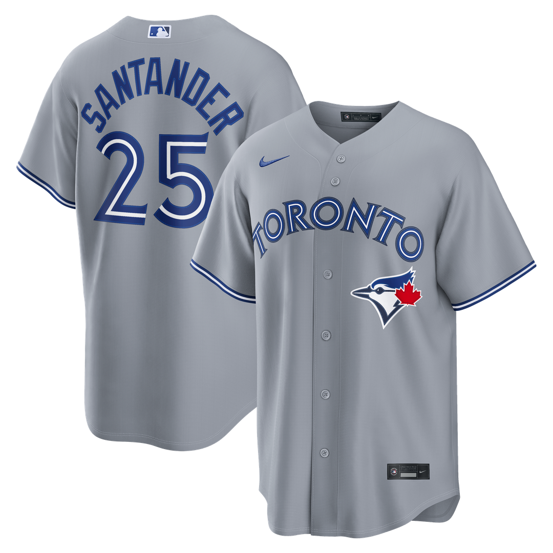 Anthony Santander Toronto Blue Jays Road Replica Jersey - Gray