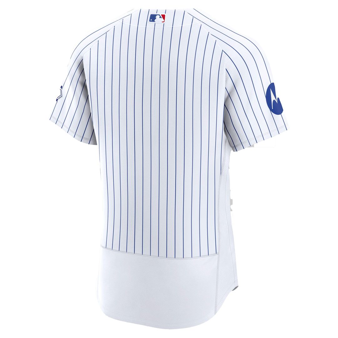 Chicago Cubs Home Sponsor Patch Authentic Jersey - White