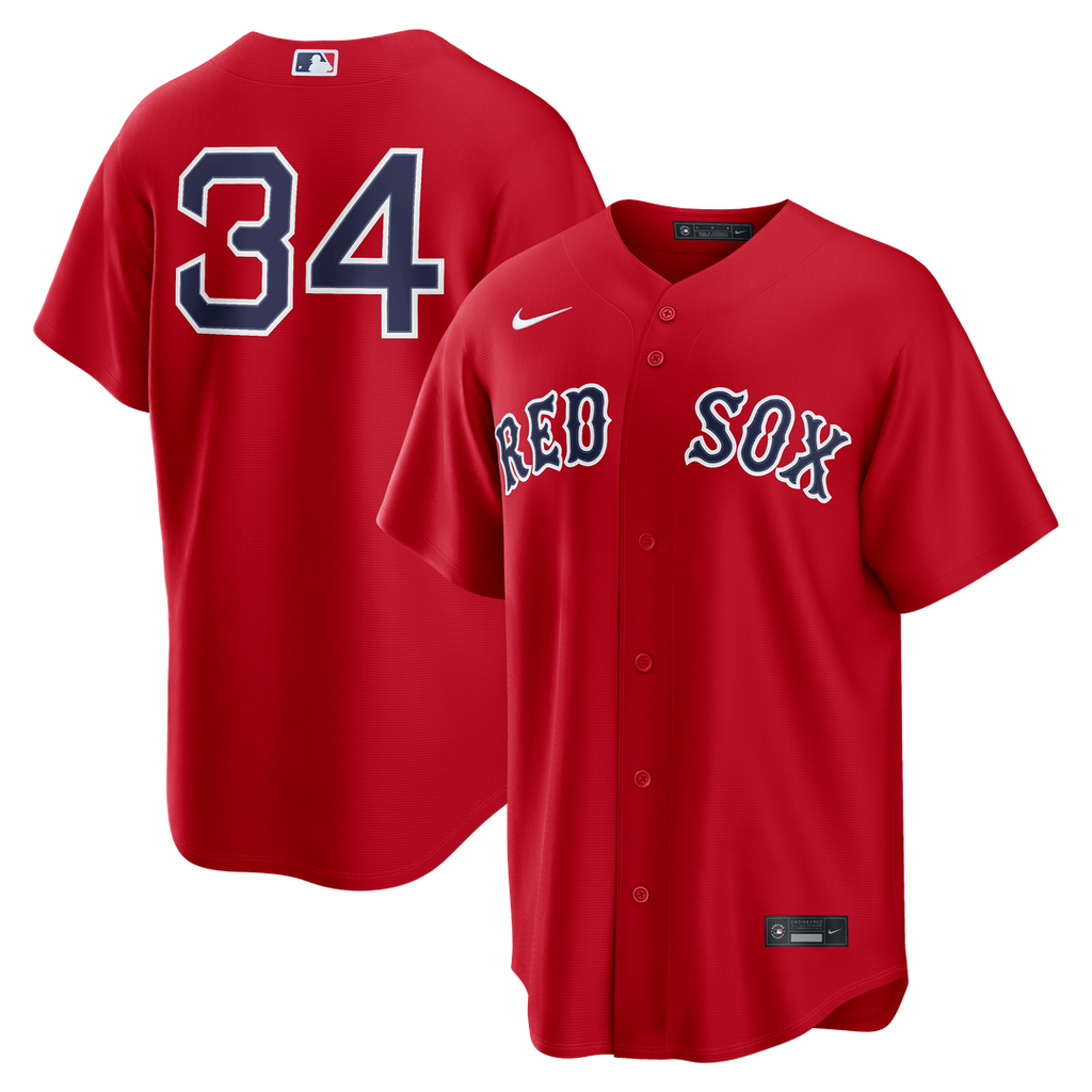 David Ortiz Boston Red Sox Alternate Replica Jersey - Red