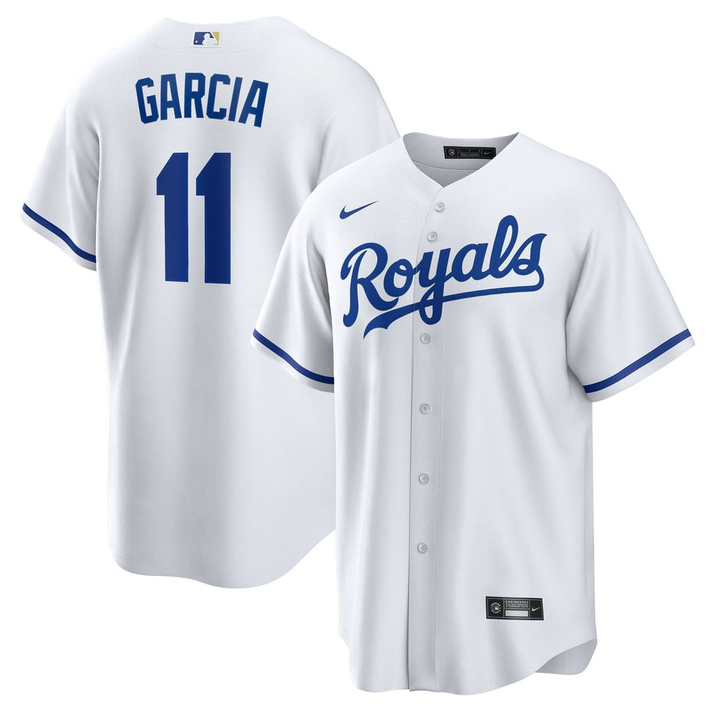 Maikel Garcia Kansas City Royals Home Replica Jersey - White