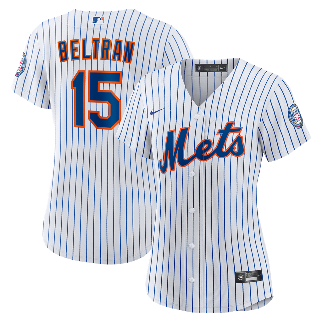 Carlos Beltran New York Mets Women's 2026 Baseball Hall of Fame Retired Player Replica Jersey - White