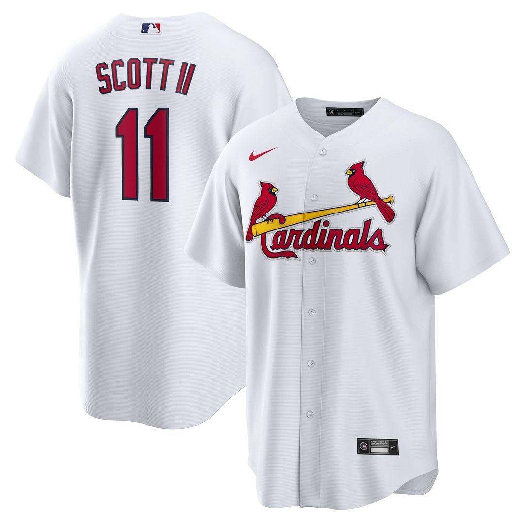 Victor Scott II St. Louis Cardinals Home Replica Jersey - White