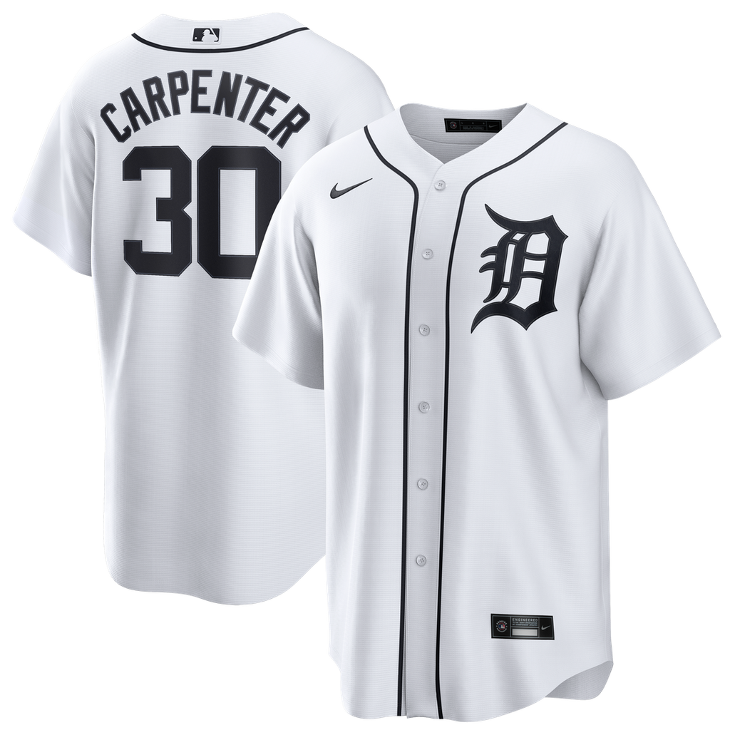 Kerry Carpenter Detroit Tigers Home Replica Jersey - White