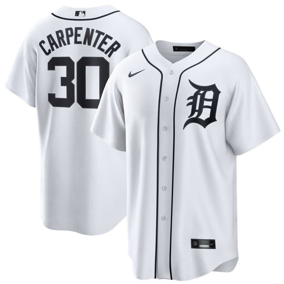 Kerry Carpenter Detroit Tigers Home Replica Jersey - White