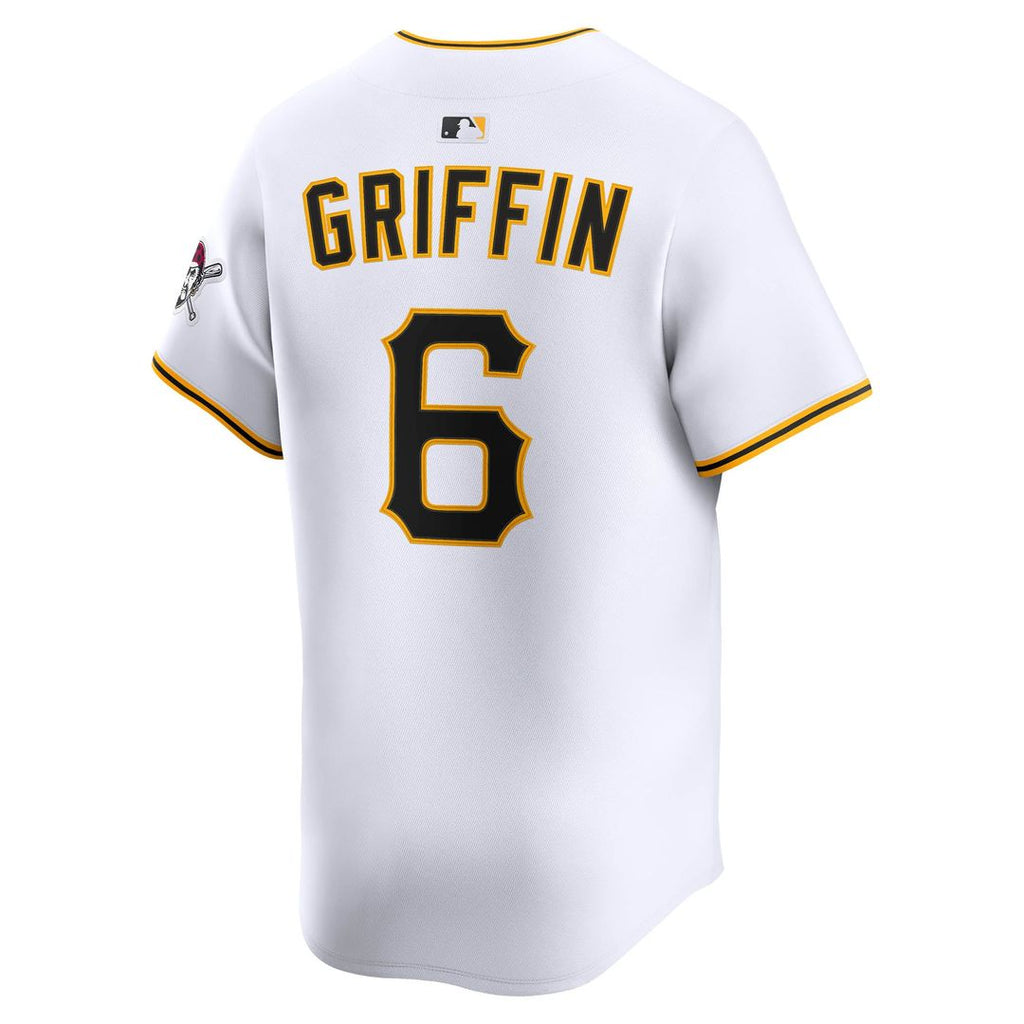 Konnor Griffin Pittsburgh Pirates Home Limited Jersey - White