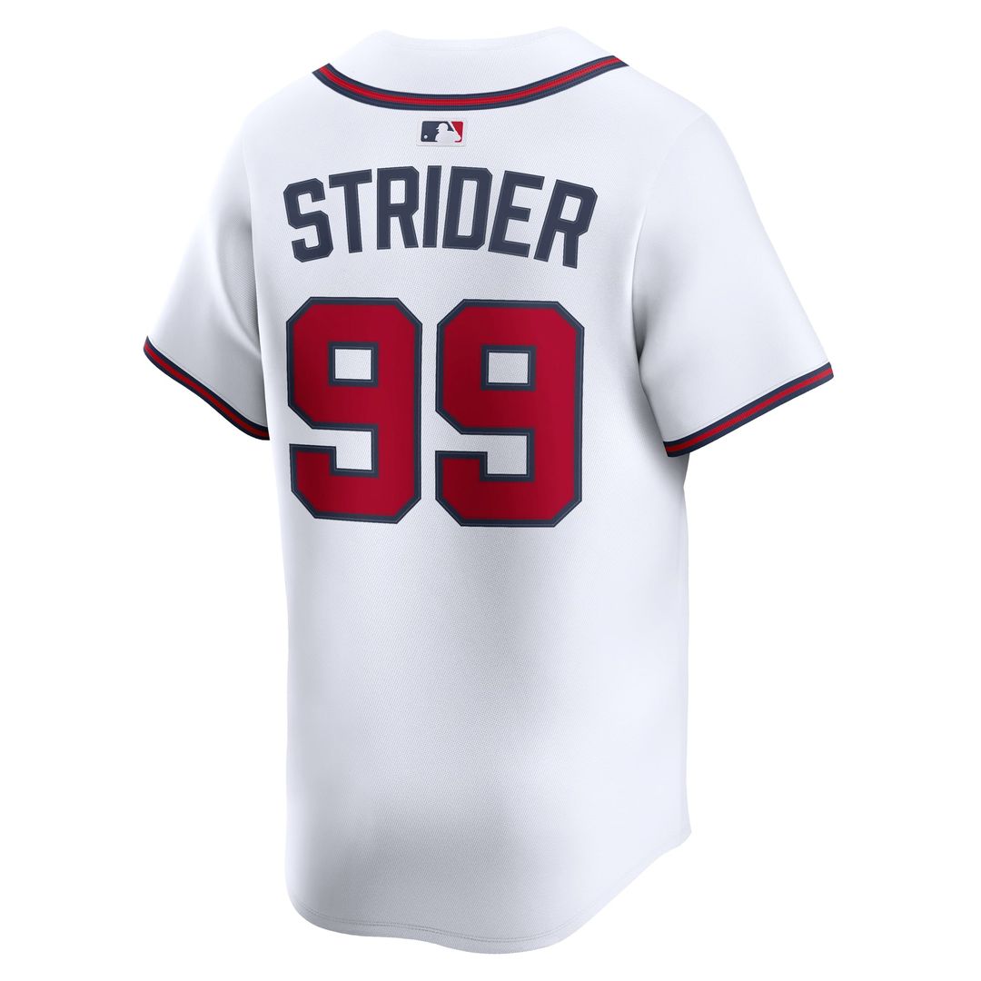 Spencer Strider Atlanta Braves Home Limited Player Jersey - White