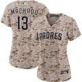 Manny Machado San Diego Padres Women's USMC Alternate Replica Player Jersey - Camo