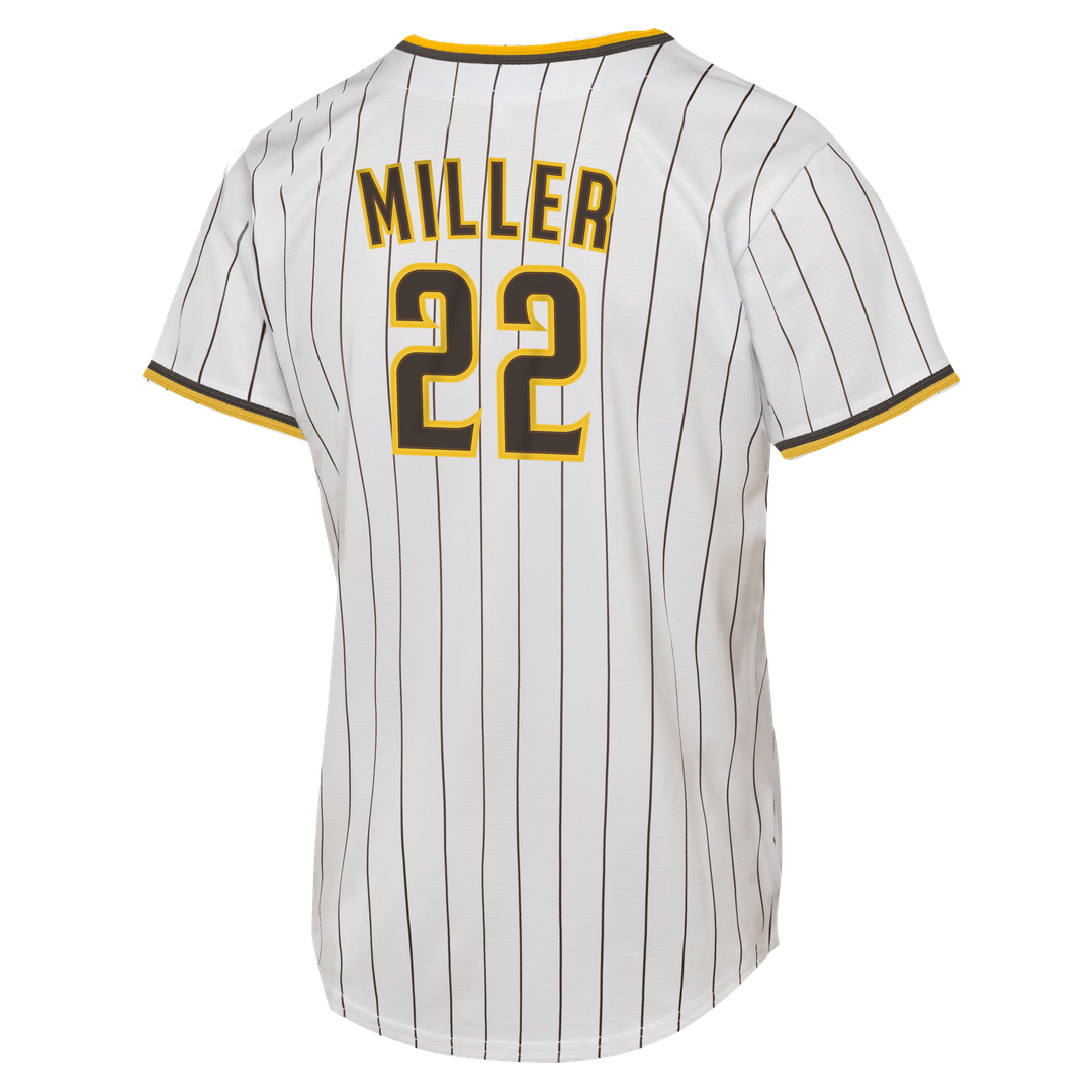 Mason Miller San Diego Padres Youth Home Replica Jersey - White