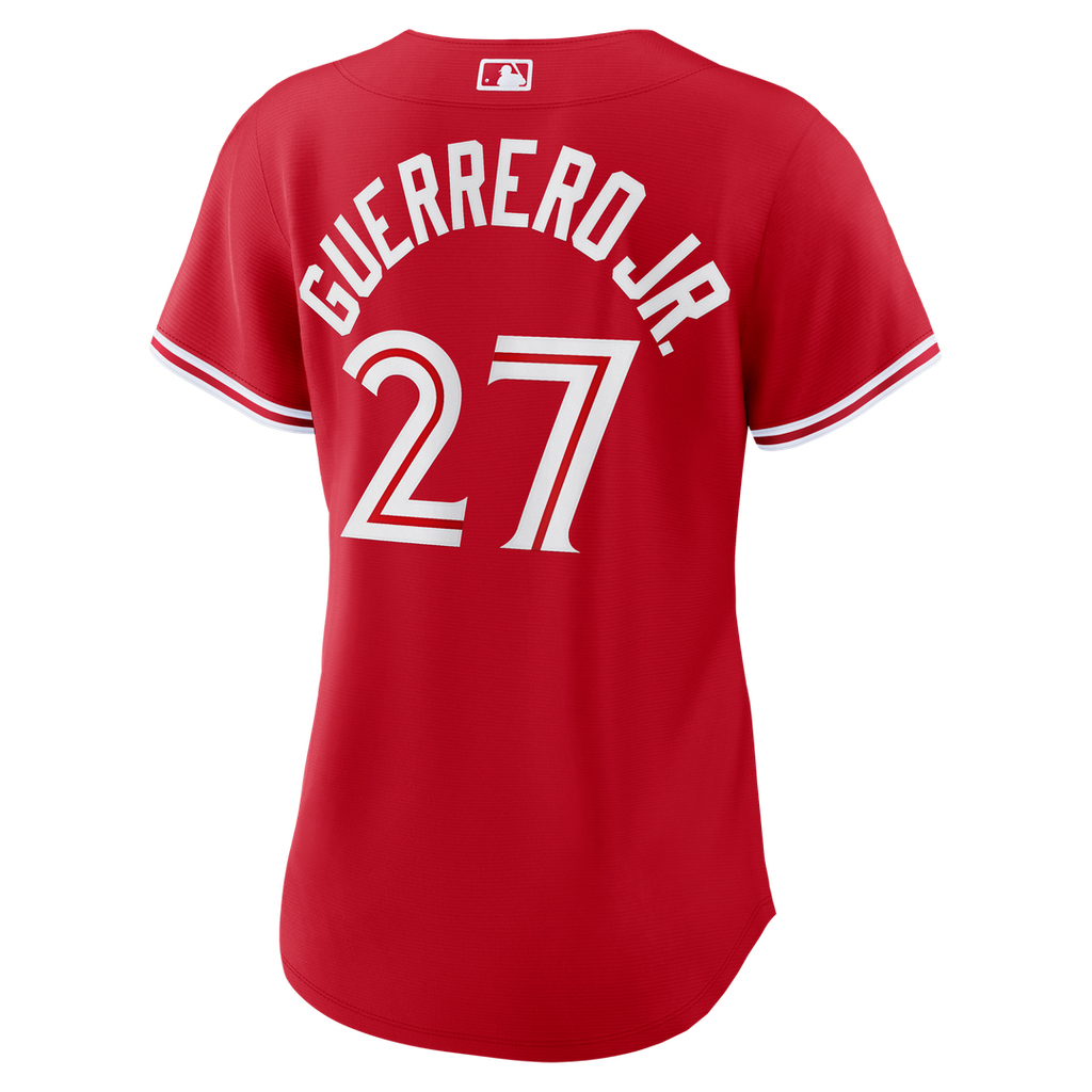 Vladimir Guerrero Jr. Toronto Blue Jays Women's Canada Day Replica Jersey - Red