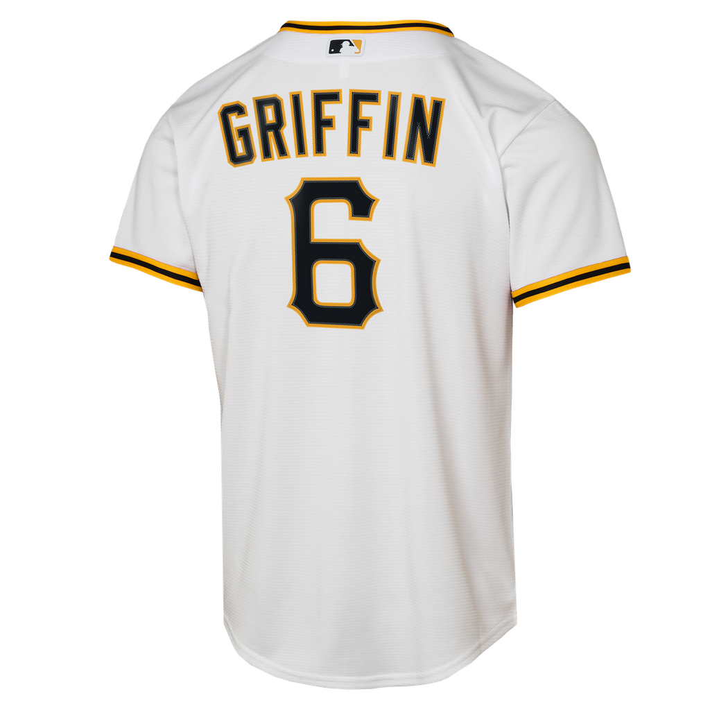 Konnor Griffin Pittsburgh Pirates Youth Home Replica Jersey - White
