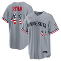 Fourth of July Minnesota Twins Joe Ryan Gray USA 250 Stadium Jersey