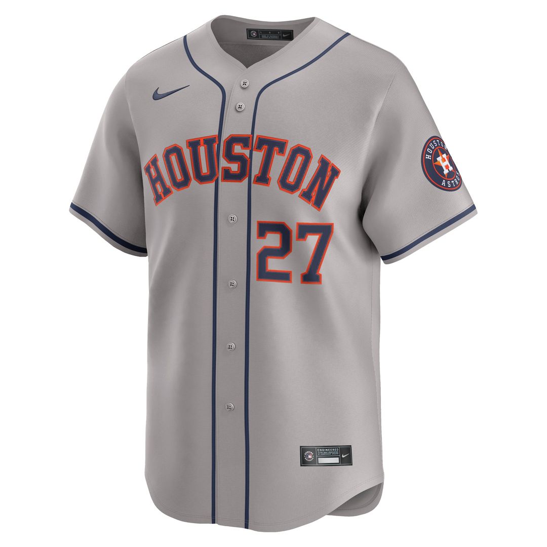 Jose Altuve Houston Astros Road Limited Player Jersey - Gray