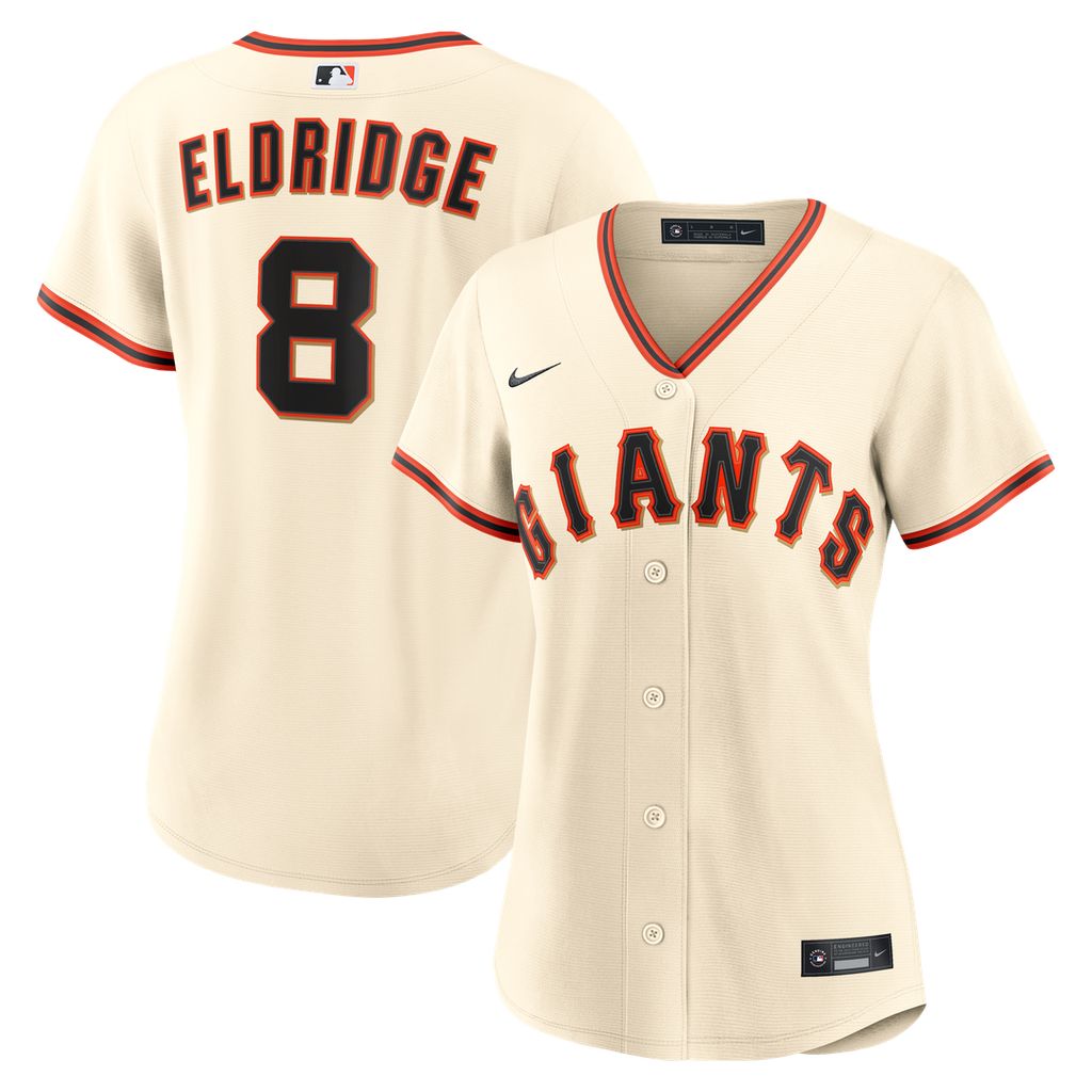 Bryce Eldridge San Francisco Giants Women's Home Replica Jersey - Cream
