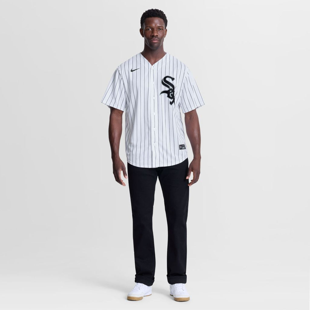 Huascar Brazoban Chicago White Sox Home Replica Jersey - White