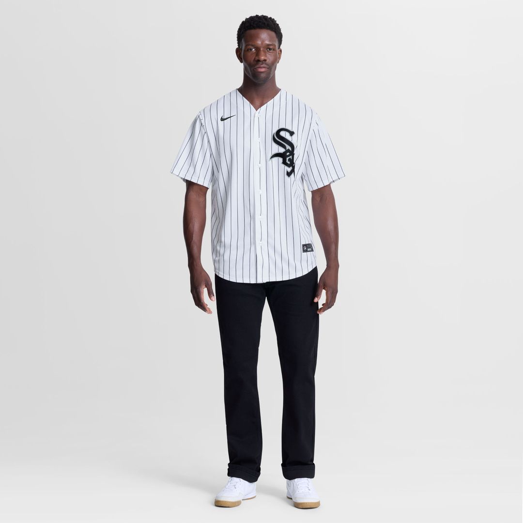Huascar Brazoban Chicago White Sox Home Replica Jersey - White