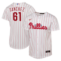 Cristopher Sánchez Philadelphia Phillies Youth Home Replica Jersey - White