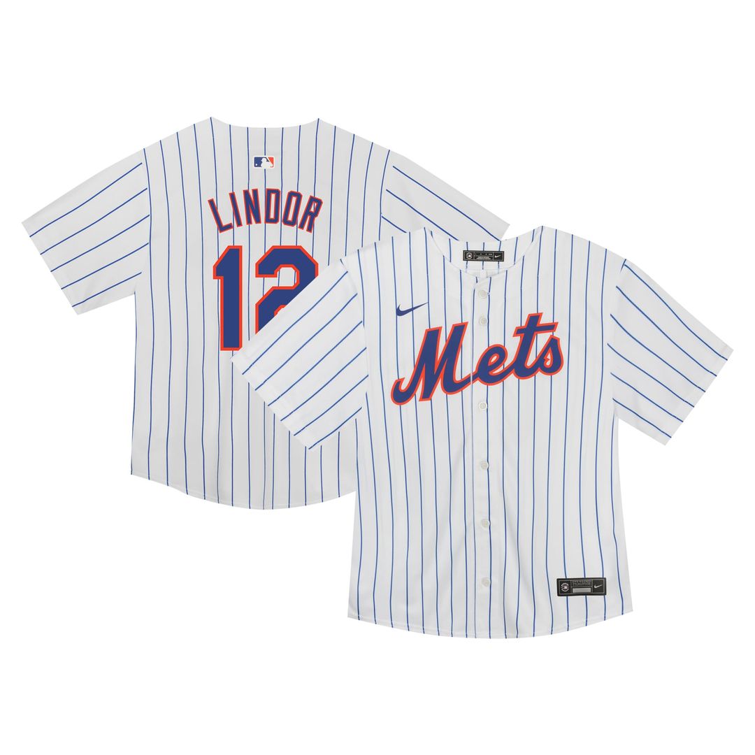 Francisco Lindor New York Mets Toddler Game Jersey - White