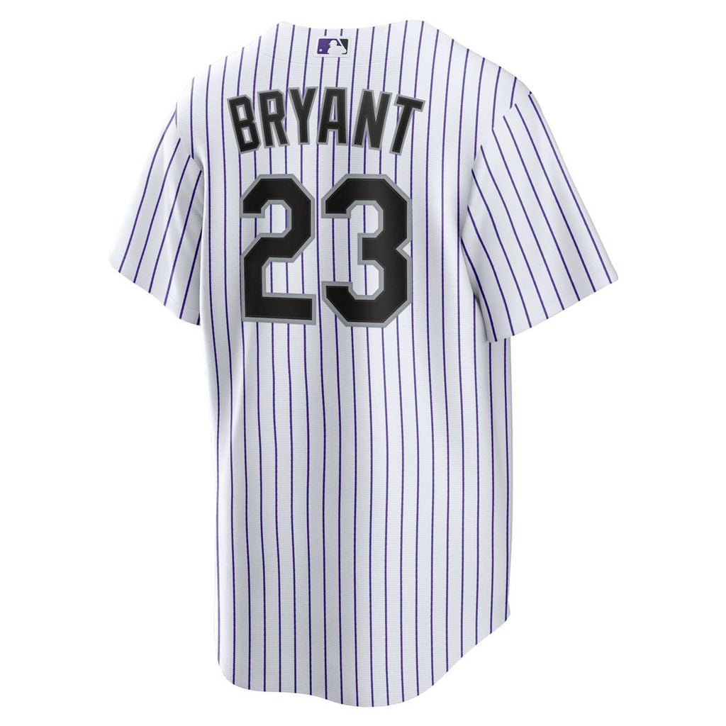 Kris Bryant Colorado Rockies Replica Player Jersey - White/Purple