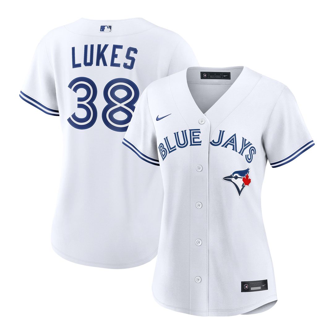 Nathan Lukes Toronto Blue Jays Women's Home Replica Jersey - White